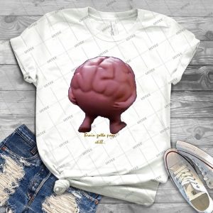 Brain Gotta Poop - Gift Idea Shirt For Men Tee For Women Classic Retro Vintage Graphic T-Shirt
