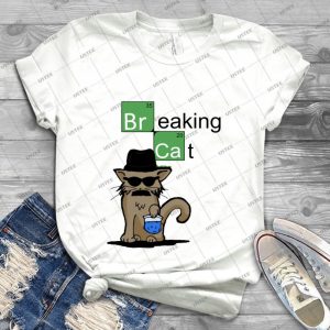Breaking Cat - Best Unisex Trending Handmade T-shirt Gift Idea For Men T-shirt For Woman