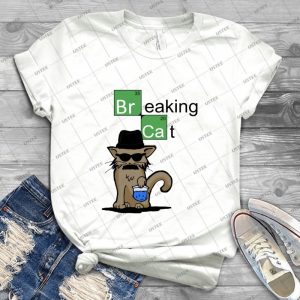 Breaking Cat 14 - Trending Shirt For Women Vintage Retro Tee For Men Kid's T-Shirt Handmade Shirt