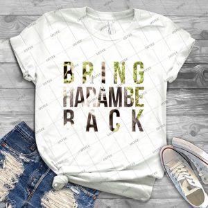 Bring Harambe Back - Trending Shirt For Women Vintage Retro Tee For Men Kid's T-Shirt Handmade Shirt