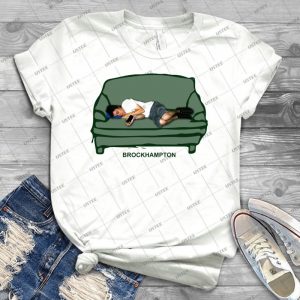 Brockhampton-Saturation 3 Couch Logo - Vintage Men's Shirt Tshirt For Women Classic Handmade Shirt Retro Graphic Tee