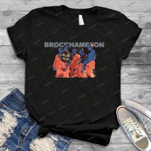 Brockhampton - Vintage Mens Shirt Tshirt For Women Classic Handmade Shirt Retro Graphic Tee _307