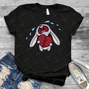 Broken Hearted Bunny 35 - Trending Shirt For Women Vintage Retro Tee For Men Kid's T-Shirt Handmade Shirt