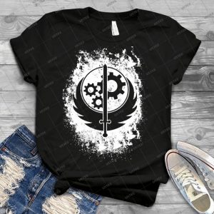 Brother Hood Of Steel T-Shirt - Inverted 49 - Best Unisex Trending Handmade T-shirt Gift Idea For Men T-shirt For Woman
