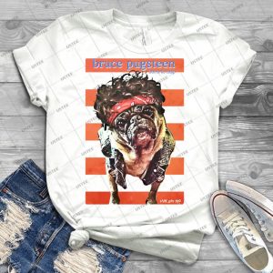 Bruce Pugsteen 3 - Trending Shirt For Women Vintage Retro Tee For Men Kid's T-Shirt Handmade Shirt