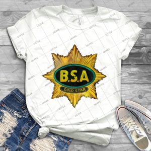 Bsa Gold Star T Shirt - Best Unisex Trending Handmade T-shirt Gift Idea For Men T-shirt For Woman