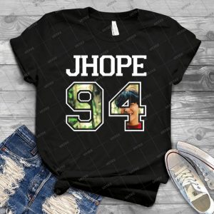Bts-J-Hoffnung 94 - Vintage Mens Shirt Tshirt For Women Classic Handmade Shirt Retro Graphic Tee