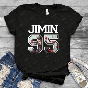 Bts-Jimin 95 - Best Unisex Trending Handmade T-shirt Gift Idea For Men T-shirt For Woman
