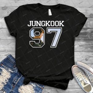 Bts-Jungkook 97 Young Forever - Best Unisex Trending Handmade T-shirt Gift Idea For Men T-shirt For Woman