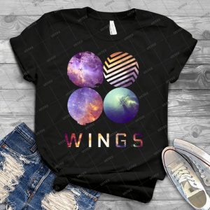 Bts Nebula 24 - Vintage Mens Shirt Tshirt For Women Classic Handmade Shirt Retro Graphic Tee