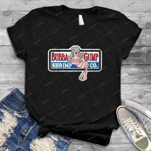 Bubba Gump 64 - Vintage Mens Shirt Tshirt For Women Classic Handmade Shirt Retro Graphic Tee