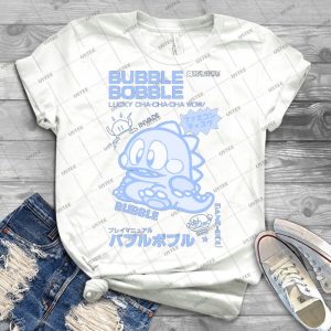 Bubble Bobble - Blue - 85 - Trending Shirt For Women Vintage Retro Tee For Men Kid's T-Shirt Handmade Shirt