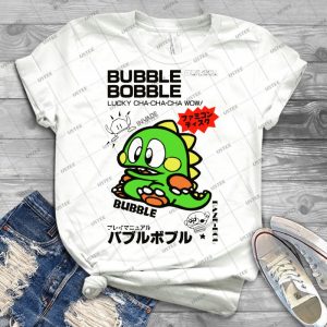 Bubble Bobble - Japanese Art - 37 - Trending Shirt For Women Vintage Retro Tee For Men Kid's T-Shirt Handmade Shirt