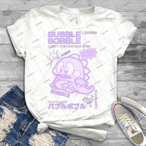 Bubble Bobble - Purple - 14 - Trending Shirt For Women Vintage Retro Tee For Men Kid's T-Shirt Handmade Shirt