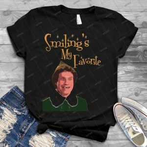 Buddy The Elf - Smiling S My Favorite 18 - Best Unisex Trending Handmade T-shirt Gift Idea For Men T-shirt For Woman