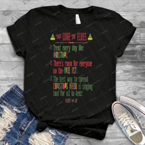 Buddy The Elf The Code Of Elves - Best Unisex Trending Handmade T-shirt Gift Idea For Men T-shirt For Woman