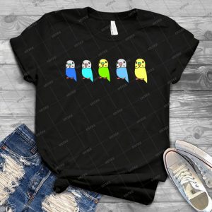 Budgies T Shirt - Best Unisex Trending Handmade T-shirt Gift Idea For Men T-shirt For Woman