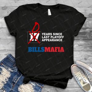 Buffalo Football Playoff Drought Over - Gift Idea Shirt For Men Tee For Women Classic Retro Vintage Graphic T-Shirt