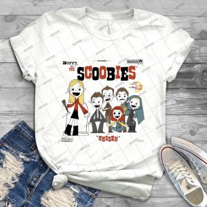 Buffy And The Scoobies - Vintage Men's Shirt Tshirt For Women Classic Handmade Shirt Retro Graphic Tee