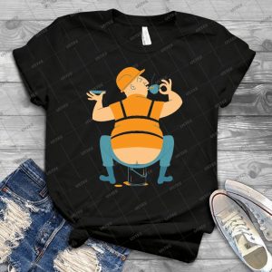 Builder S Tea 19 - Vintage Mens Shirt Tshirt For Women Classic Handmade Shirt Retro Graphic Tee