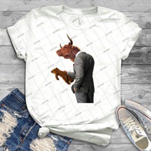 Bull T Shirt 84 - Vintage Men's Shirt Tshirt For Women Classic Handmade Shirt Retro Graphic Tee
