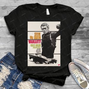 Bullit T Shirt - Gift Idea Shirt For Men Tee For Women Classic Retro Vintage Graphic T-Shirt