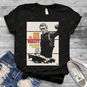 Bullit T Shirt 65 - Vintage Mens Shirt Tshirt For Women Classic Handmade Shirt Retro Graphic Tee