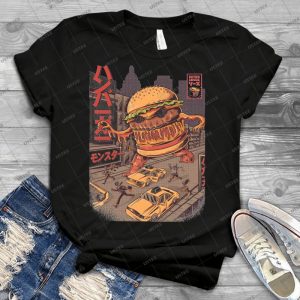 Burgerzilla - Best Unisex Trending Handmade T-shirt Gift Idea For Men T-shirt For Woman