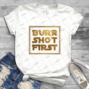Burr Shot First-Gold - Gift Idea Shirt For Men Tee For Women Classic Retro Vintage Graphic T-Shirt