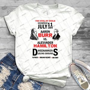 Burr Vs Hamilton 97 - Vintage Men's Shirt Tshirt For Women Classic Handmade Shirt Retro Graphic Tee