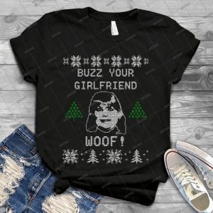 Buzz Your Girlfriend guau - Vintage Mens Shirt Tshirt For Women Classic Handmade Shirt Retro Graphic Tee