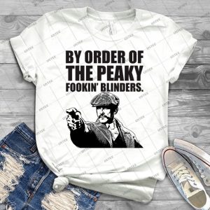 By Order Of The Peaky Fookin Blinders - Vintage Men's Shirt Tshirt For Women Classic Handmade Shirt Retro Graphic Tee