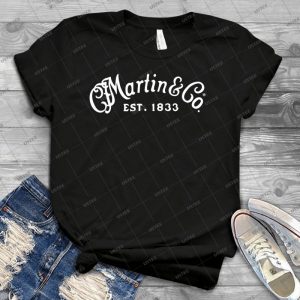 C- F- Martin & Co- Est- 1833 White Script - Best Unisex Trending Handmade T-shirt Gift Idea For Men T-shirt For Woman