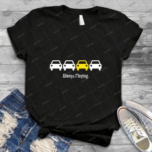 Cabin Pressure-Always Playing Yellow Car - Gift Idea Shirt For Men Tee For Women Classic Retro Vintage Graphic T-Shirt