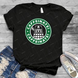 Caffeinate Exterminate - Gift Idea Shirt For Men Tee For Women Classic Retro Vintage Graphic T-Shirt