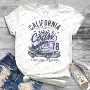California West Coast Car Retro Vintage 27 - Trending Shirt For Women Vintage Retro Tee For Men Kid's T-Shirt Handmade Shirt