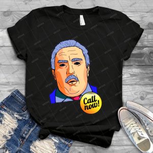 Call Now - Vintage Mens Shirt Tshirt For Women Classic Handmade Shirt Retro Graphic Tee
