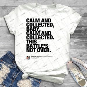 Calm And Collected, Baby - 1 - - Vintage Men's Shirt Tshirt For Women Classic Handmade Shirt Retro Graphic Tee