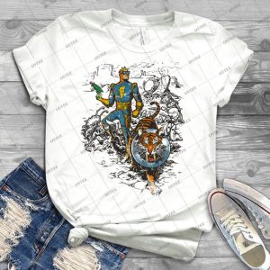 Calvin- The Spiffy Spaceman 43 - Trending Shirt For Women Vintage Retro Tee For Men Kid's T-Shirt Handmade Shirt