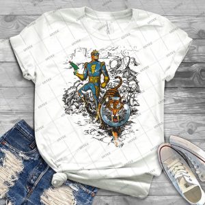 Calvin- The Spiffy Spaceman 99 - Vintage Men's Shirt Tshirt For Women Classic Handmade Shirt Retro Graphic Tee