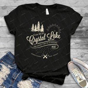 Camp Crystal Lake 73 - Vintage Mens Shirt Tshirt For Women Classic Handmade Shirt Retro Graphic Tee