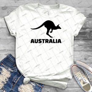 Canguro De Australia - Vintage Men's Shirt Tshirt For Women Classic Handmade Shirt Retro Graphic Tee