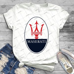 Car Logo - Maserati 41 - Trending Shirt For Women Vintage Retro Tee For Men Kid's T-Shirt Handmade Shirt