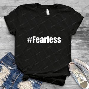 Caractre Gras Fearless 35 - Vintage Mens Shirt Tshirt For Women Classic Handmade Shirt Retro Graphic Tee