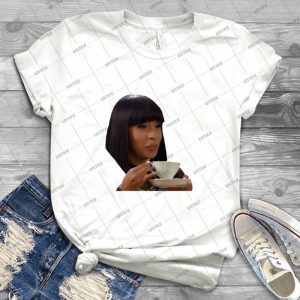 Cardi Tea - Vintage Men's Shirt Tshirt For Women Classic Handmade Shirt Retro Graphic Tee