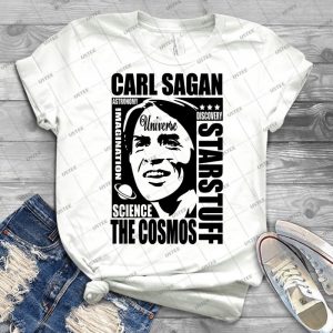 Carl Sagan - Vintage Men's Shirt Tshirt For Women Classic Handmade Shirt Retro Graphic Tee