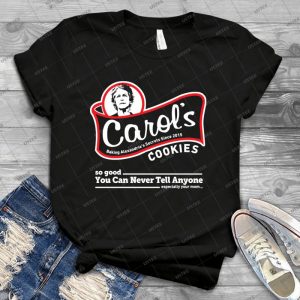 Carol S Cookies- - Vintage Mens Shirt Tshirt For Women Classic Handmade Shirt Retro Graphic Tee
