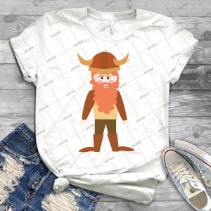 Cartoon Viking 15 - Trending Shirt For Women Vintage Retro Tee For Men Kid's T-Shirt Handmade Shirt