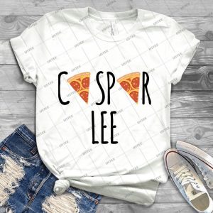 Caspar Lee - Pizza  35 - Best Unisex Trending Handmade T-shirt Gift Idea For Men T-shirt For Woman