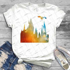 Castle With Owl - Trending Shirt For Women Vintage Retro Tee For Men Kid's T-Shirt Handmade Shirt
